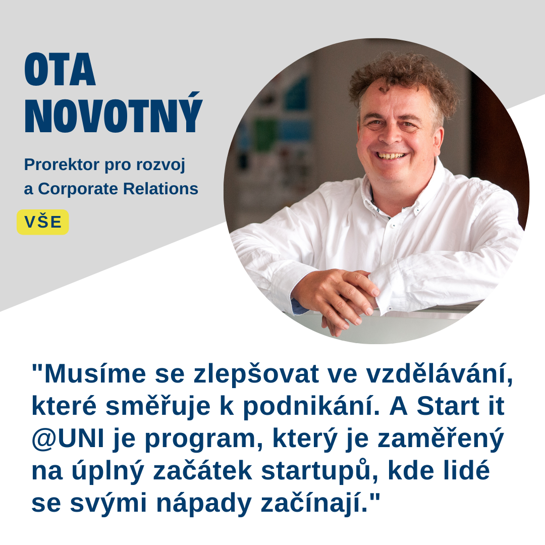 Ota Novotný – Prorektor pro rozvoj a Corporate Relations / VŠE